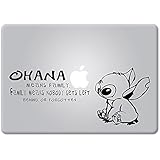 Stitch Quote Ohana Family Experiment 626 Lilo & Stitch Apple Macbook Decal Vinyl Sticker Apple Mac Air Pro Retina Laptop sticker