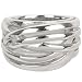 Inox Jewelry 316L Stainless Steel Interconnected Women's Ring