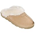 Women's Chandra Suede Scuff Slippers - Tan
