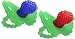 Razbaby Raz-Berry Teethers 1 Blue and 1 Red
