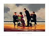 Posters: Jack Vettriano Poster Art Print - Elegy For A Dead Admiral I (20 x 16 inches)