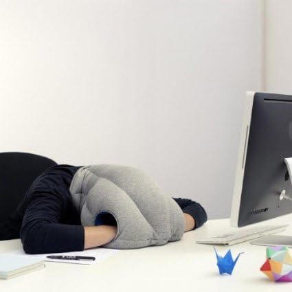 Newpioneer Travelling Pillow Ostrich Pillow Health Care Pillow Pp Cotton Neck,travel,sleeping,airplane Bule 1pc