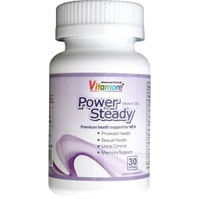 Power Steady (30 Caps)-100% natural, traditional Chinese Medicine theory. It promotes prostate health, improves sexual stamina erectile functions, sexual desire, improve bladder control, reduce urinary frequency and bathroom trips.