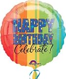 Printed Foil Balloon (18in, round) - Happy Birthday: A Year to Celebrate