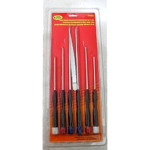 Tool Cache Long Reach Jewelers Screwdriver Set 6 Piece