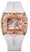 Police Ladies Adora White Leather Strap With White Dial Watch
