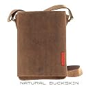 Kleiner Unisex Messenger-Bag / Herrentasche aus geöltem Buffalo Leder . Modell: Silverton The 'Everyday' Bag.