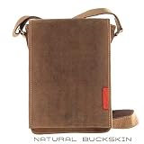Kleiner Unisex Messenger-Bag / Herrentasche aus geöltem Buffalo Leder . The Everyday Bag.