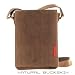 Kleiner Unisex Messenger-Bag / Herrentasche aus geöltem Buffalo Leder . The 'Everyday' Bag.
