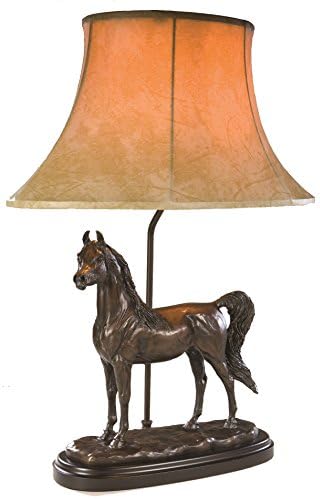 LodgeandCabins Arabian Horse Lamp, Bronze