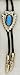 Arrowhead Bolo Tie with Turquoise Accent