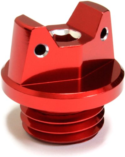 MotoSculpt Oil Fill Cap Plug (RED) for Yamaha TTR225 TTR230 YFZ450 YZ250F YZ450F WR250F WR450F