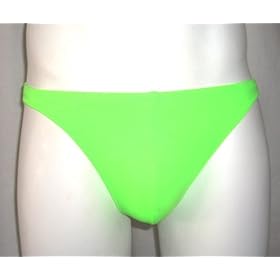 Mens Thong Swimwear/Underwear Nylon/Lycra Lime