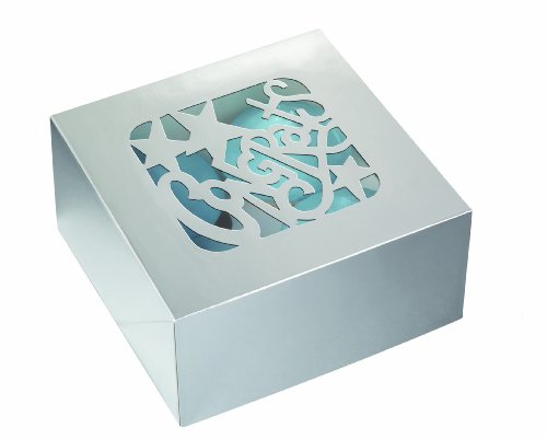 Wilton 415-0947 3-Pack 4 Cavity Congrats Silver Foil Cupcake Box