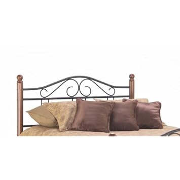 Fashion Bed Group Weston Queen-Size Matte-Black/Maple Headboard
