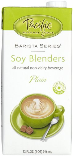 Pacific Natural Foods Barista Series Plain Soy Blender 32 oz - Pack of 12
