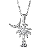 Palmetto Diamond Pendant 1/10ctw