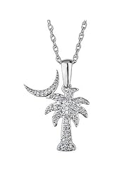 Palmetto Diamond Pendant 1/10ctw