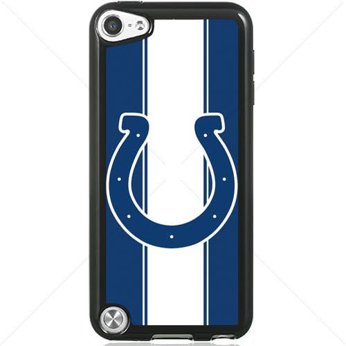 NFL American football Indianapolis Colts Fans Apple iPod Touch iTouch 5th Generation Hard Plastic Black or White cases (Black)