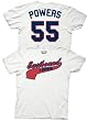 Eastbound & Down Logo Kenny Powers 55 Jersey White T-shirt Tee