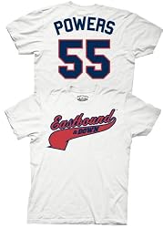 Eastbound & Down Logo Kenny Powers 55 Jersey White T-shirt Tee