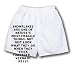 White Boxer Short with Snowflakes are one of nature s most fragile things, but just look what they do when they stick together. - Verna M. Kelly
