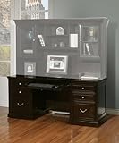 Fulton Credenza (Dark Cherry Finish) (30"H x 68.25"W x 24"D)