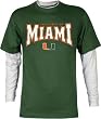 Miami Hurricanes Walk On Double Layer Long Sleeve Shirt