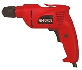 G-FORCE 50213 Power Drill with Keyless 3/8 inch Chuck