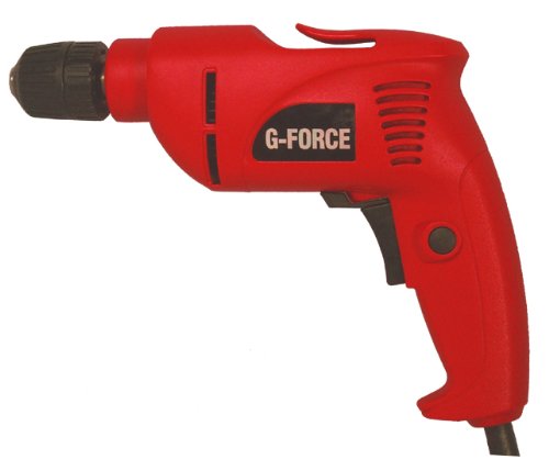 G-FORCE 50213 Power Drill with Keyless 3/8 inch Chuck
