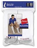 Hanes Mens White Over-the Calf Tube Socks 6-Pair Sizes 6-12