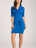 GUESS by Marciano Drop Needle Cowl Sweater Dress