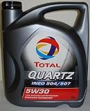 Produkt-Bild: TOTAL Quartz Ineo 504/507 SAE 5W-30 Motoren&ouml;l im 5 ltr. Kanister