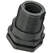 Hayward PVC Bulkhead Fitting, Class 150, EPDM Gasket, 1-1/4" Threaded