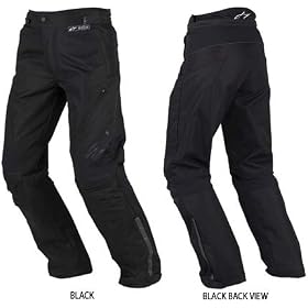 Alpinestars Edge Drystar Men's Waterproof Sports Bike Racing Motorcycle Pants - Color: Black, Size: 4X-large