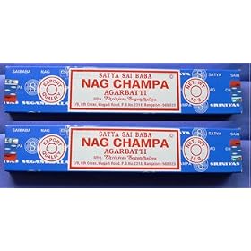 Satya Sai Baba Nag Champa Incense Sticks 15g 2 Packs