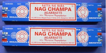 Satya Sai Baba Nag Champa Incense Sticks 15g 2 Packs