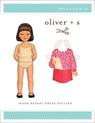 Book Report Dress Sewing Pattern (Sizes 5-12)