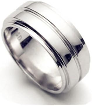 Unisex Titanium Stainless Steel The Supernatural Dean's Smooth Band Ring,Size 7-11