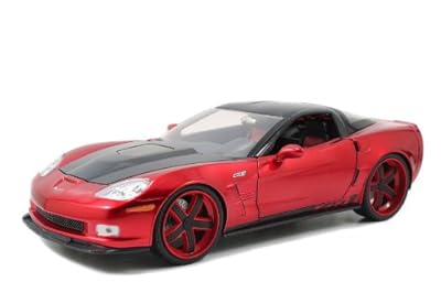 2009 Chevrolet Corvette ZR1 Red Lopro 1/18 by Jada 96627