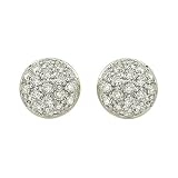 14K Yellow Gold 1/3 ct. Diamond Cluster Earrings