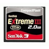 SanDisk 2GB Extreme III Compact Flash Memory Card CF (SDCFX3-002G, Bulk Pac ....