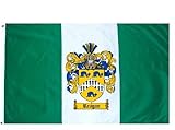 Reagan Family Crest / Coat of Arms Flag. Large 3 ft. x 5 ft. polyester flags.