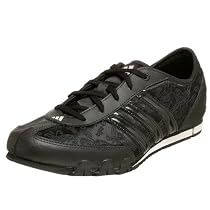 adidas Women's Amala Luxury Training Shoe,Black/Black/Clay,6 M