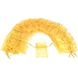 41vQGEcrvXL. SL160  48 Drawstring Pouches Jewelry Organza Showcase Gift Bag 3