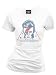 Junk Food David Bowie Aladdin Sane 1973 Electric White Juniors/Ladies T-Shirt Tee