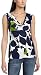 Trina Turk Women's Bulb Top,Navy,Medium