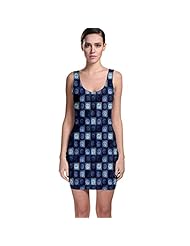 Denim/Polyester/Spandex Stretchy General Print Bodycon Dress 