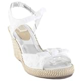 Liz Claiborne Randa White sandals