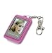 BV 1.5'' 1.5 Inch USB Mini Digital KEY Ring Chain Keychain Photo Picture Frame with 16MB Memory in Pink colour - Plug & Play with No Need to Install Driver